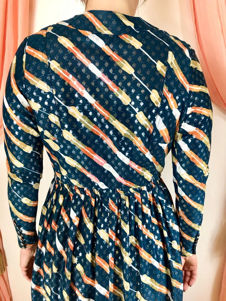1970's Jean Varon/John Bates Maxi Dress