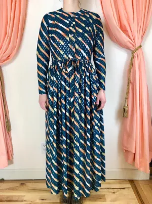 1970's Jean Varon/John Bates Maxi Dress