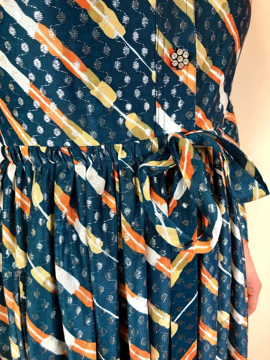 1970's Jean Varon/John Bates Maxi Dress