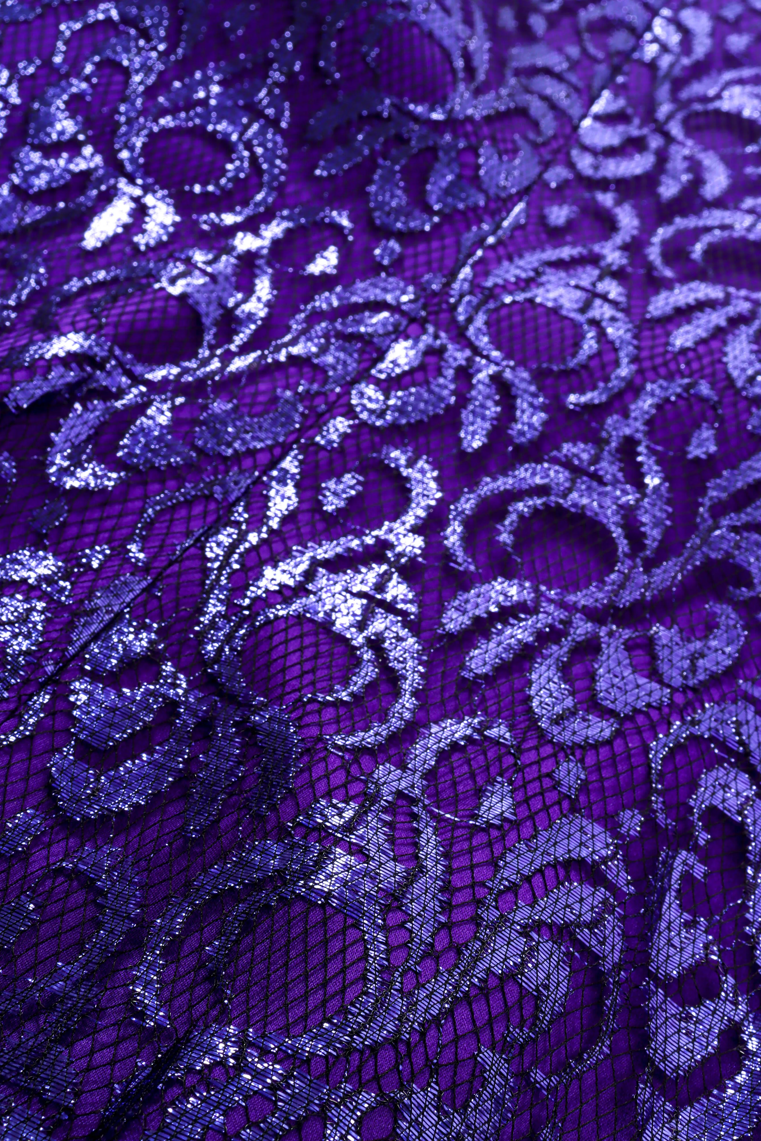 1980s Metallic Lace Fleur Jacket