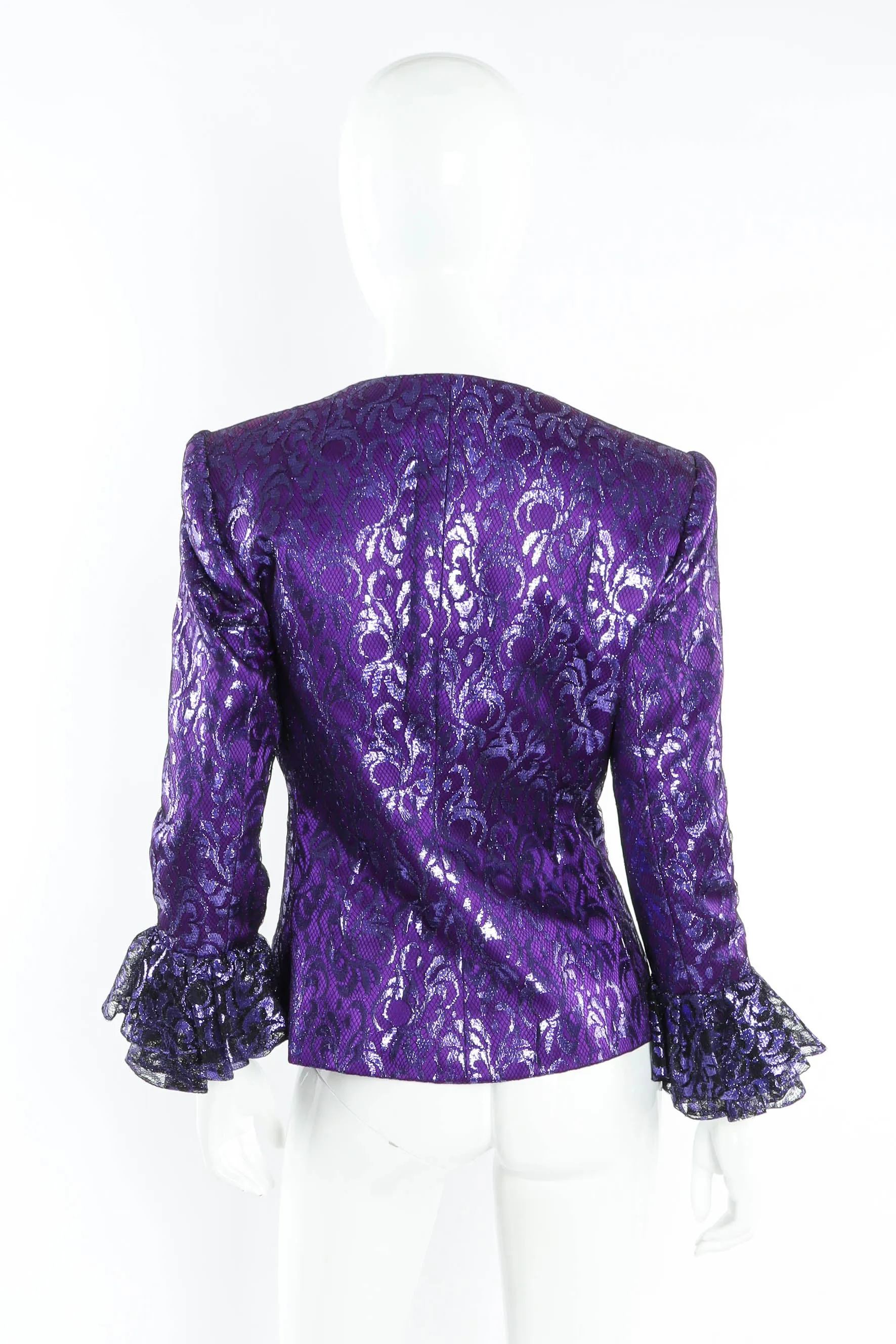 1980s Metallic Lace Fleur Jacket