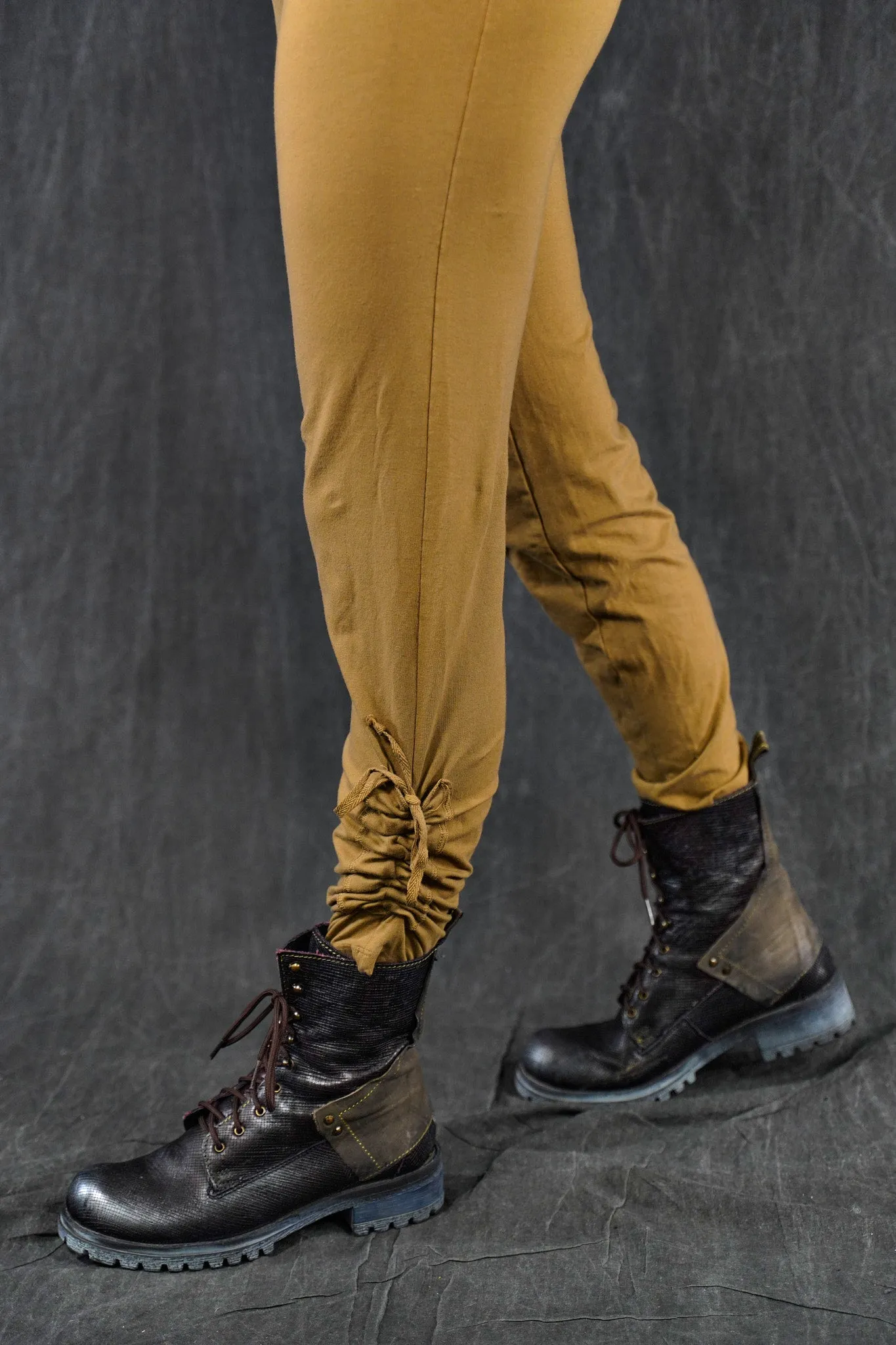 3319 Drawstring Legging-Coyote-U