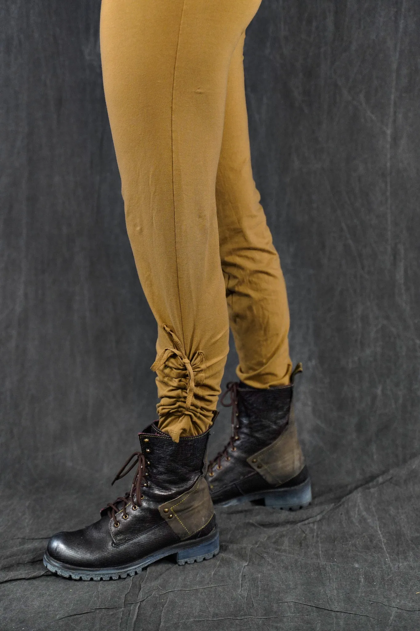 3319 Drawstring Legging-Coyote-U