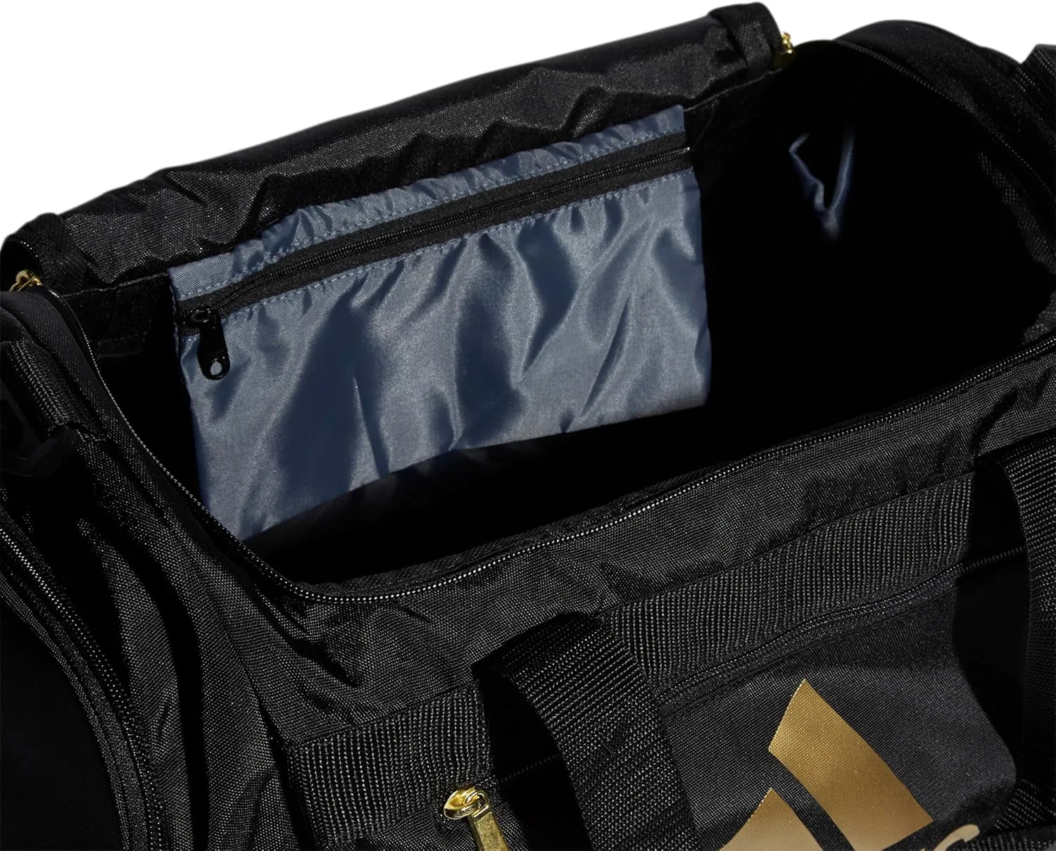 (38L) - Unisex Design Stylish Client satisfaction Black/Gold Bag Gym 4.0 Small Defender Metallic Duffel Superior