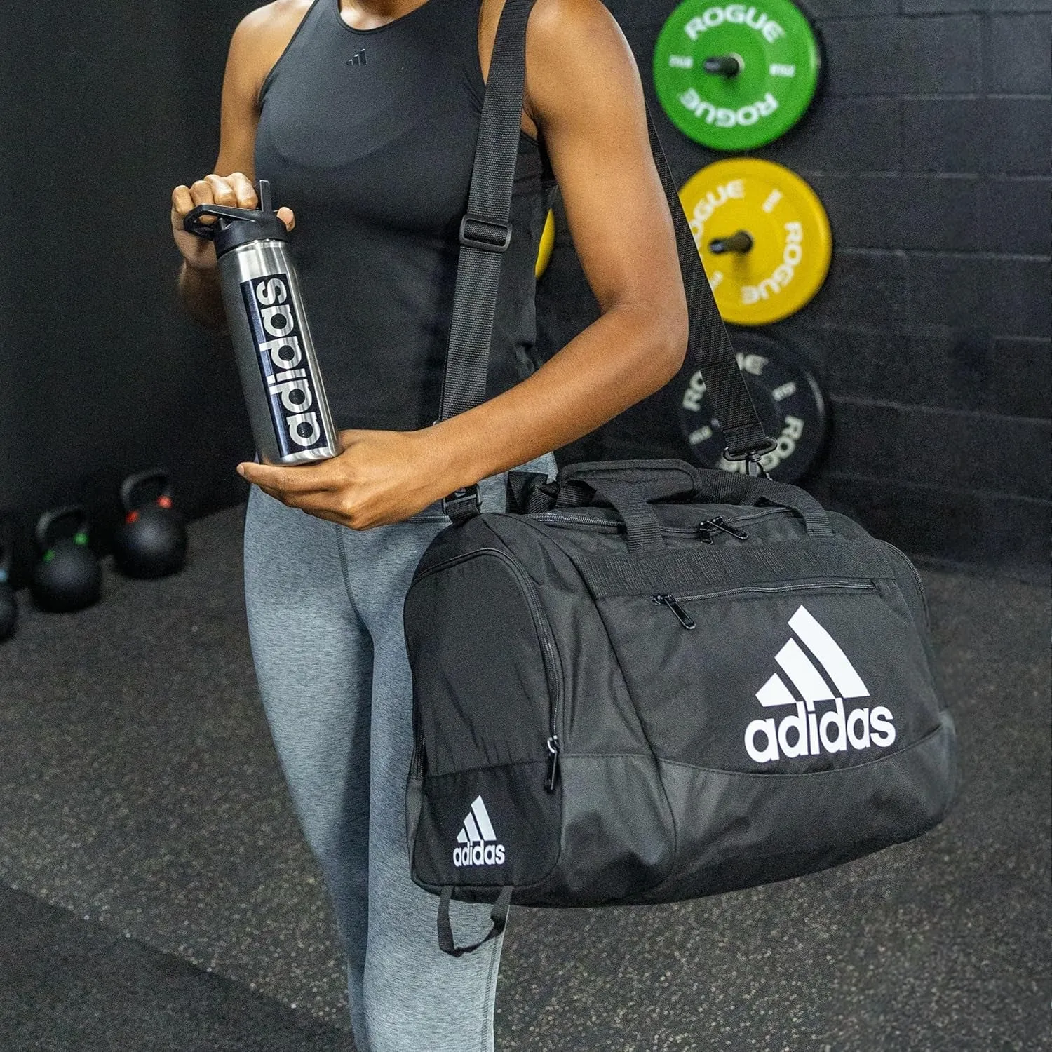 (38L) - Unisex Design Stylish Client satisfaction Black/Gold Bag Gym 4.0 Small Defender Metallic Duffel Superior
