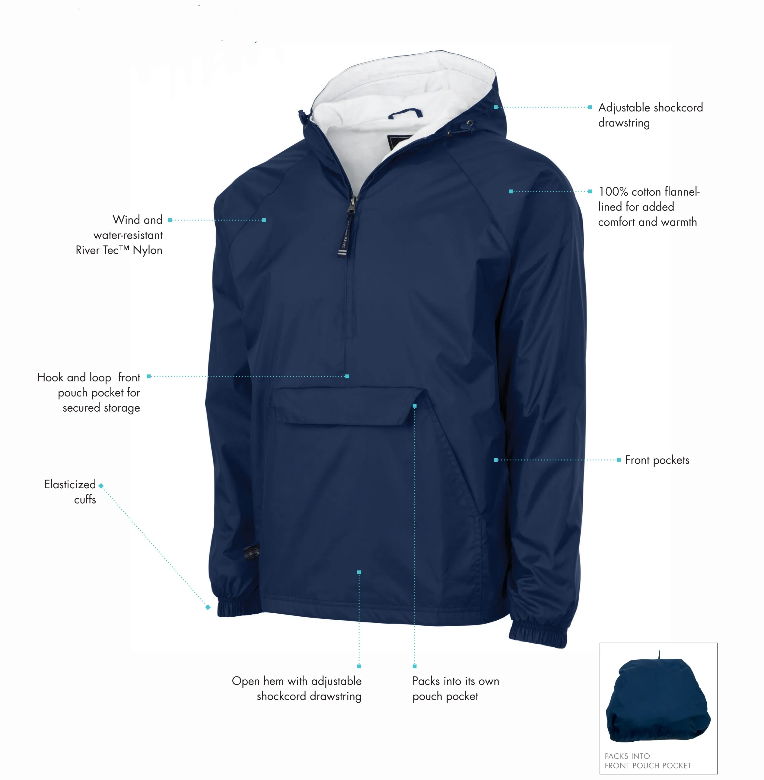 Alpha Gamma Rho Lined Windbreaker