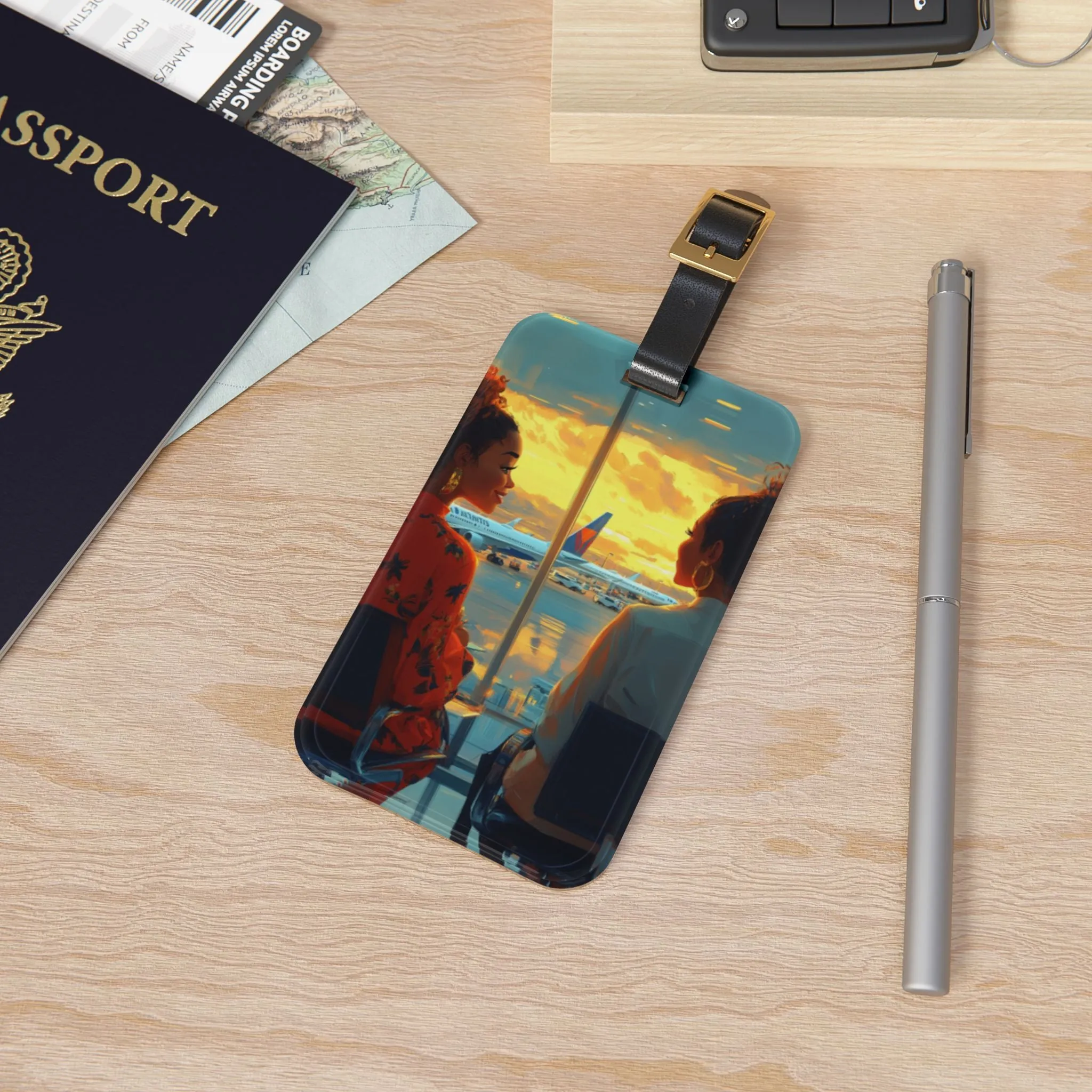 Art Voyage Sisters That Travel Luggage Tag Collection