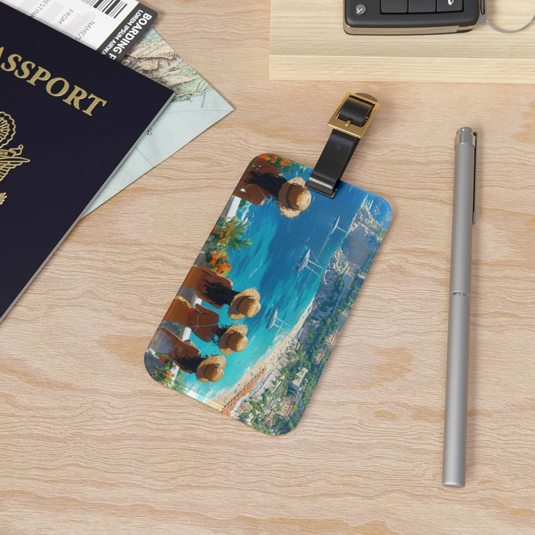Art Voyage Sisters That Travel Luggage Tag Collection