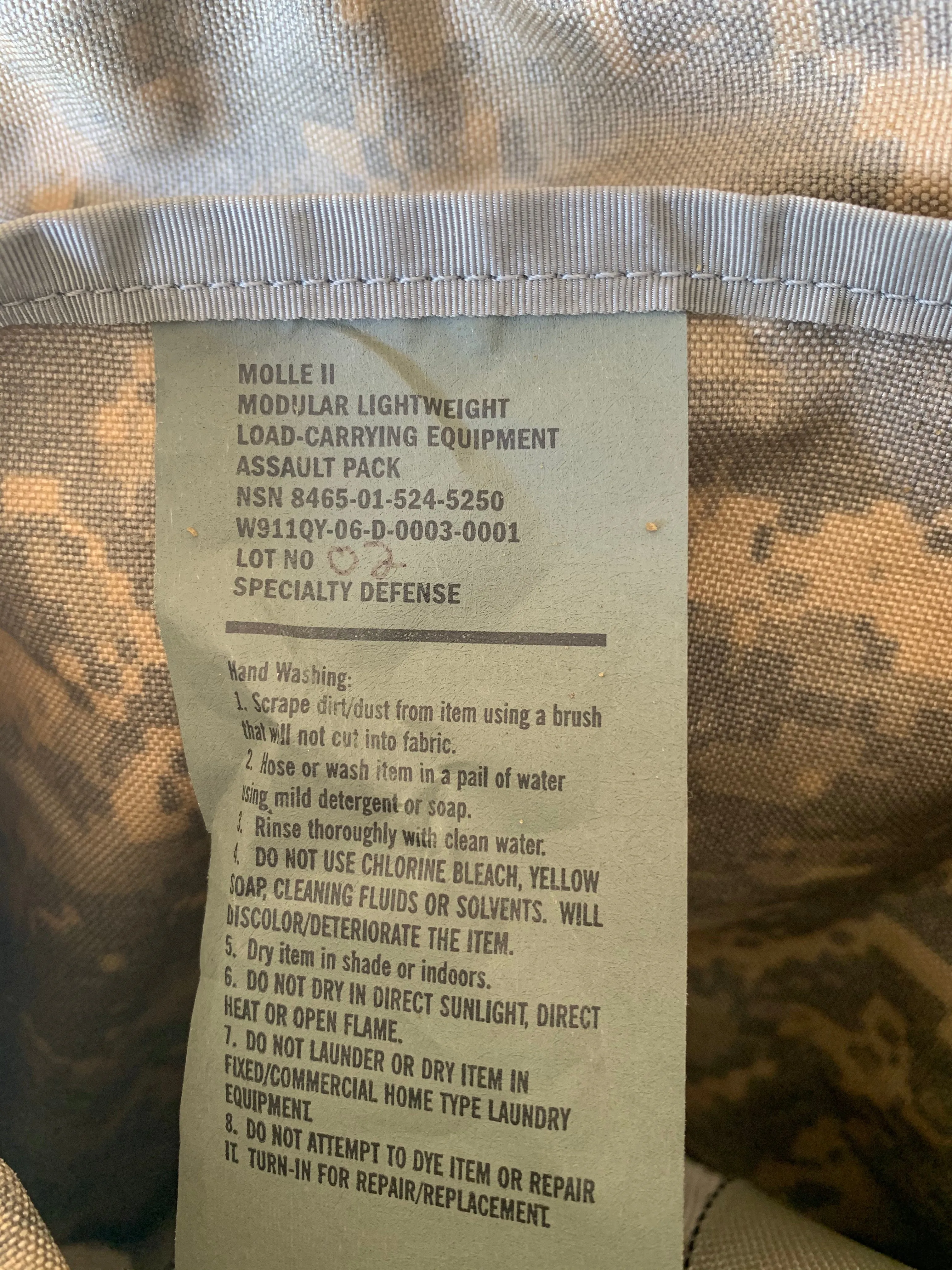 Assault Backpack with Pouches
