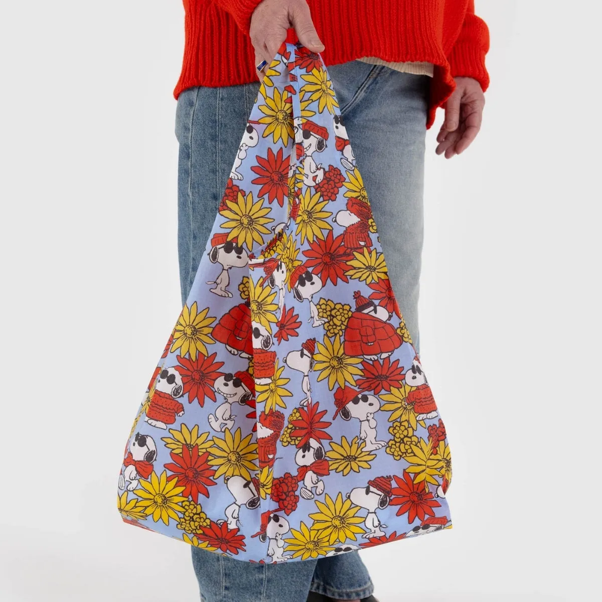 Baggu Standard Bag in Floral Snoopy