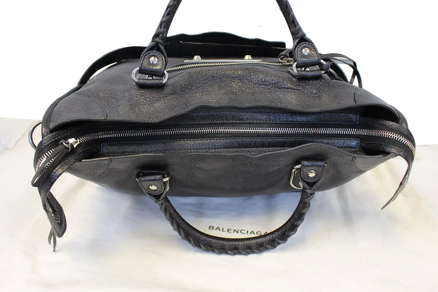 Balenciaga Balen Classic Metallic Edge City Medium Satchel Bag