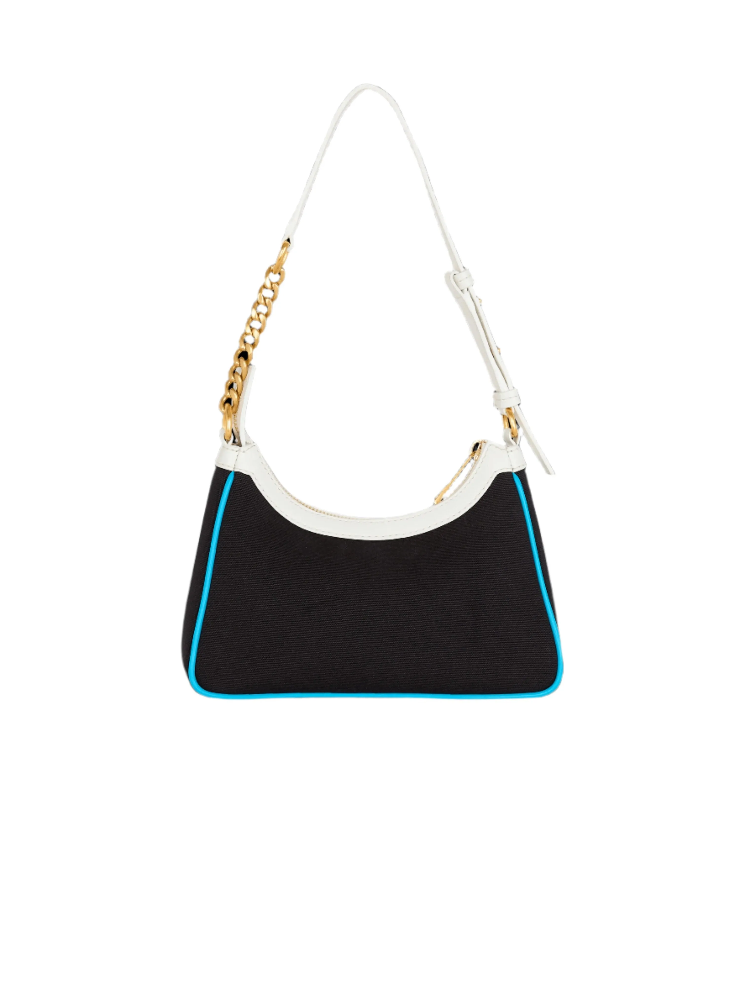 Balmain B-Army Shoulder Bag-Calf Postcard Print in Multi