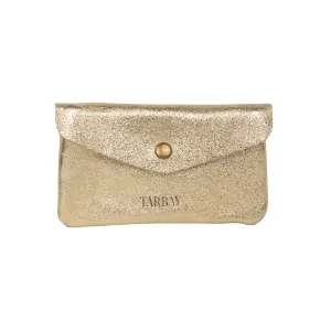 Blair Genuine Leather Wallet #2 - Metallic Gold