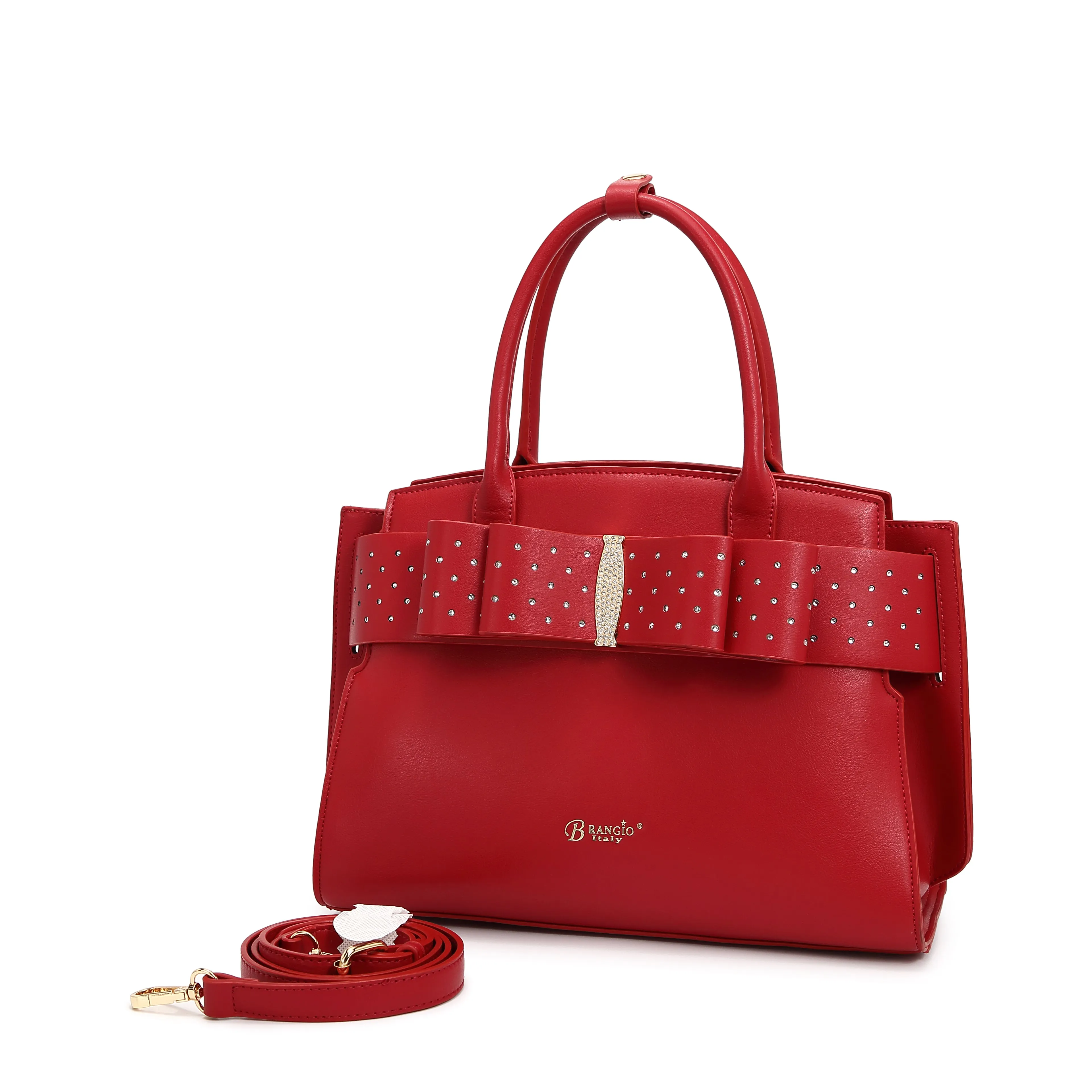 Brangio Elegant Bow Satchel/Wallet