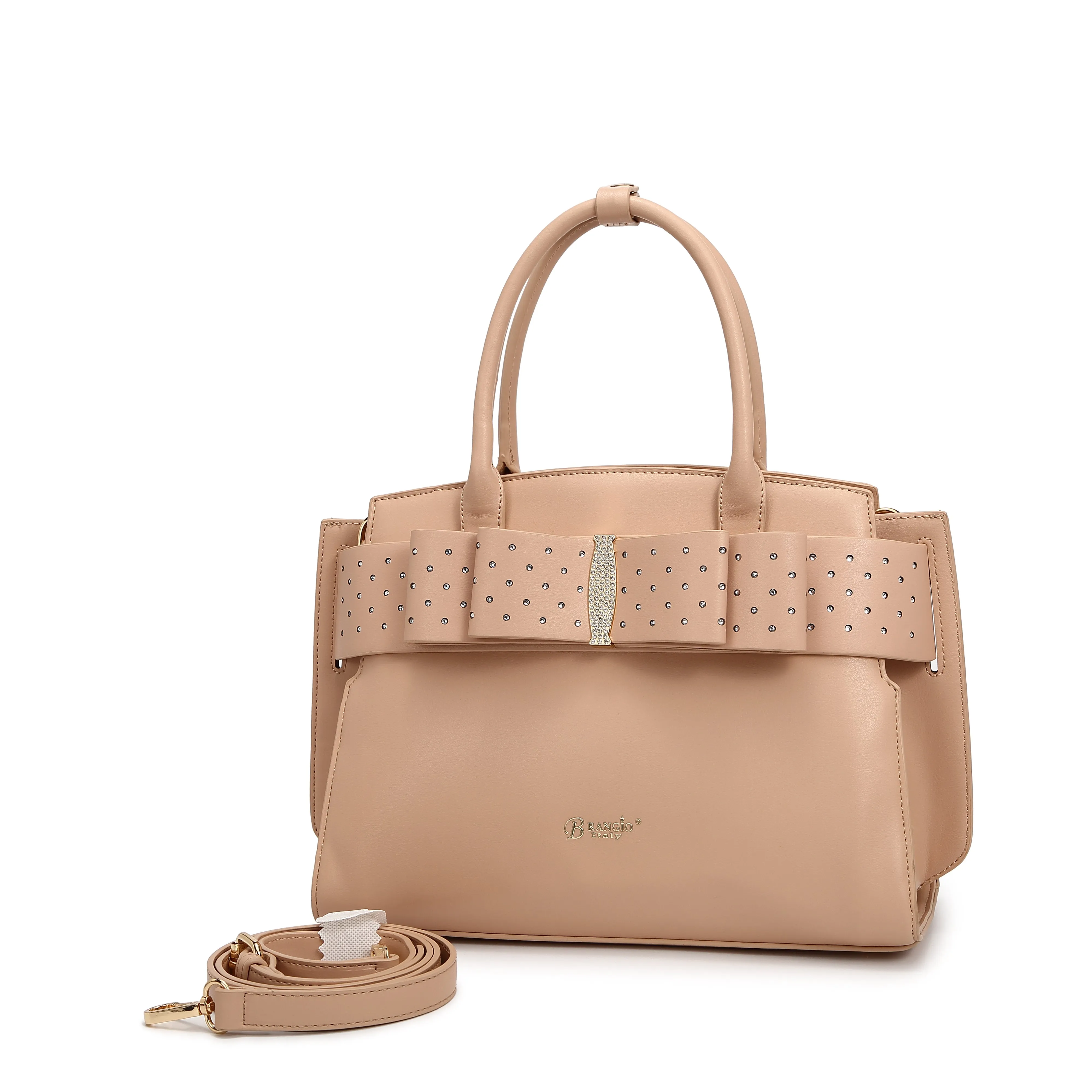 Brangio Elegant Bow Satchel/Wallet