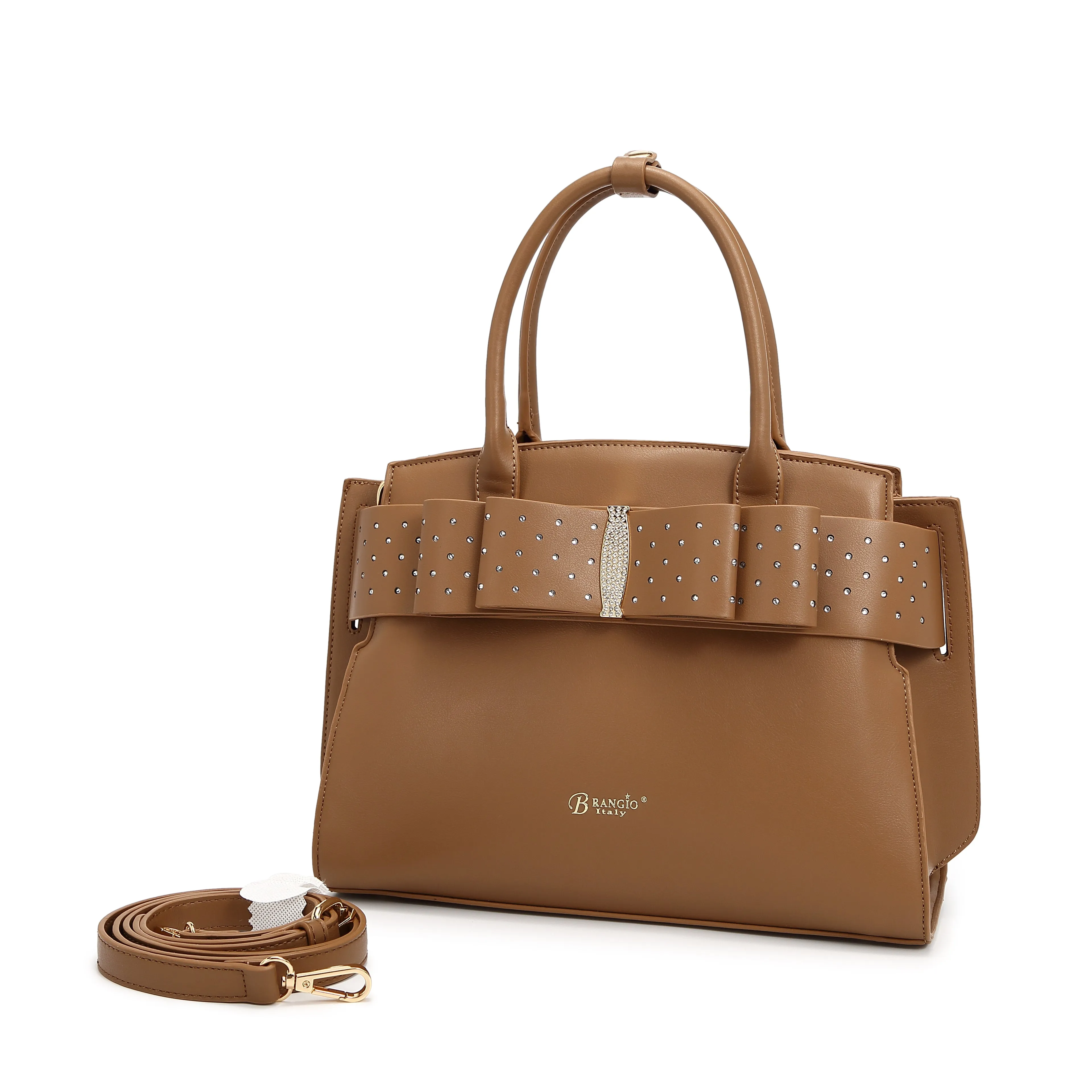 Brangio Elegant Bow Satchel/Wallet
