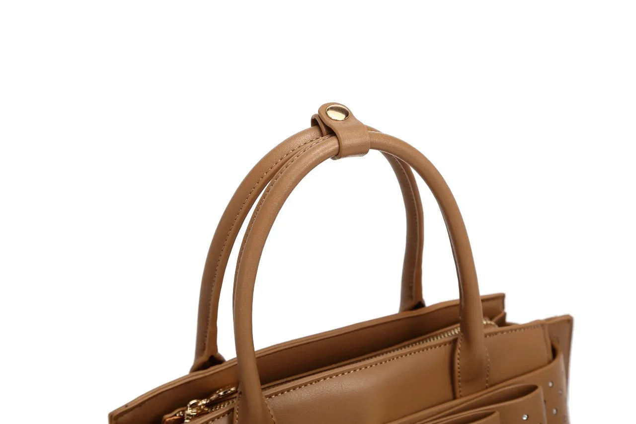 Brangio Elegant Bow Satchel/Wallet