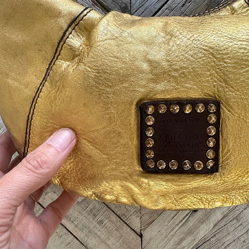 Campomaggi Gold Edera Shoulder Bag