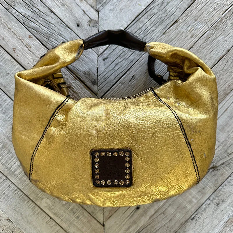 Campomaggi Gold Edera Shoulder Bag