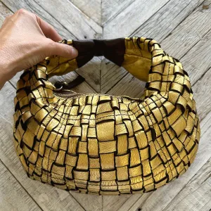 Campomaggi Gold Edera Shoulder Bag