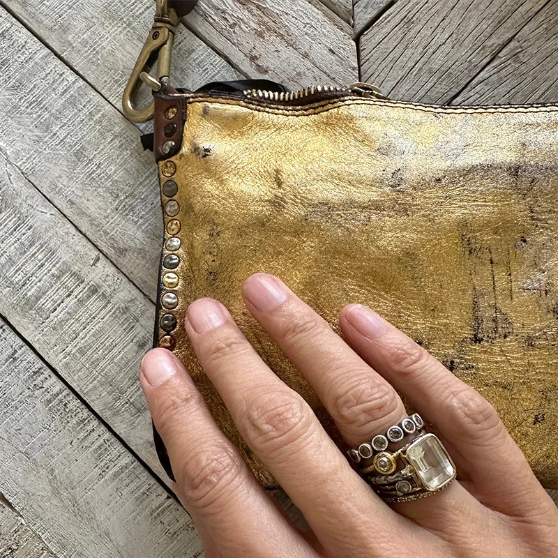 Campomaggi Mini Gold Kura Crossbody Bag