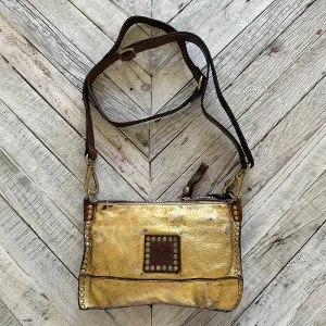 Campomaggi Mini Gold Kura Crossbody Bag