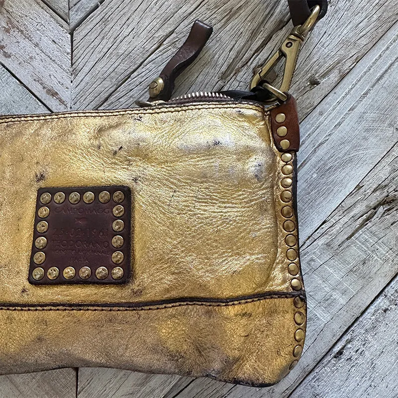 Campomaggi Mini Gold Kura Crossbody Bag
