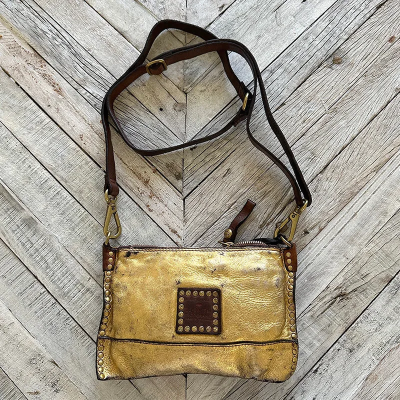 Campomaggi Mini Gold Kura Crossbody Bag