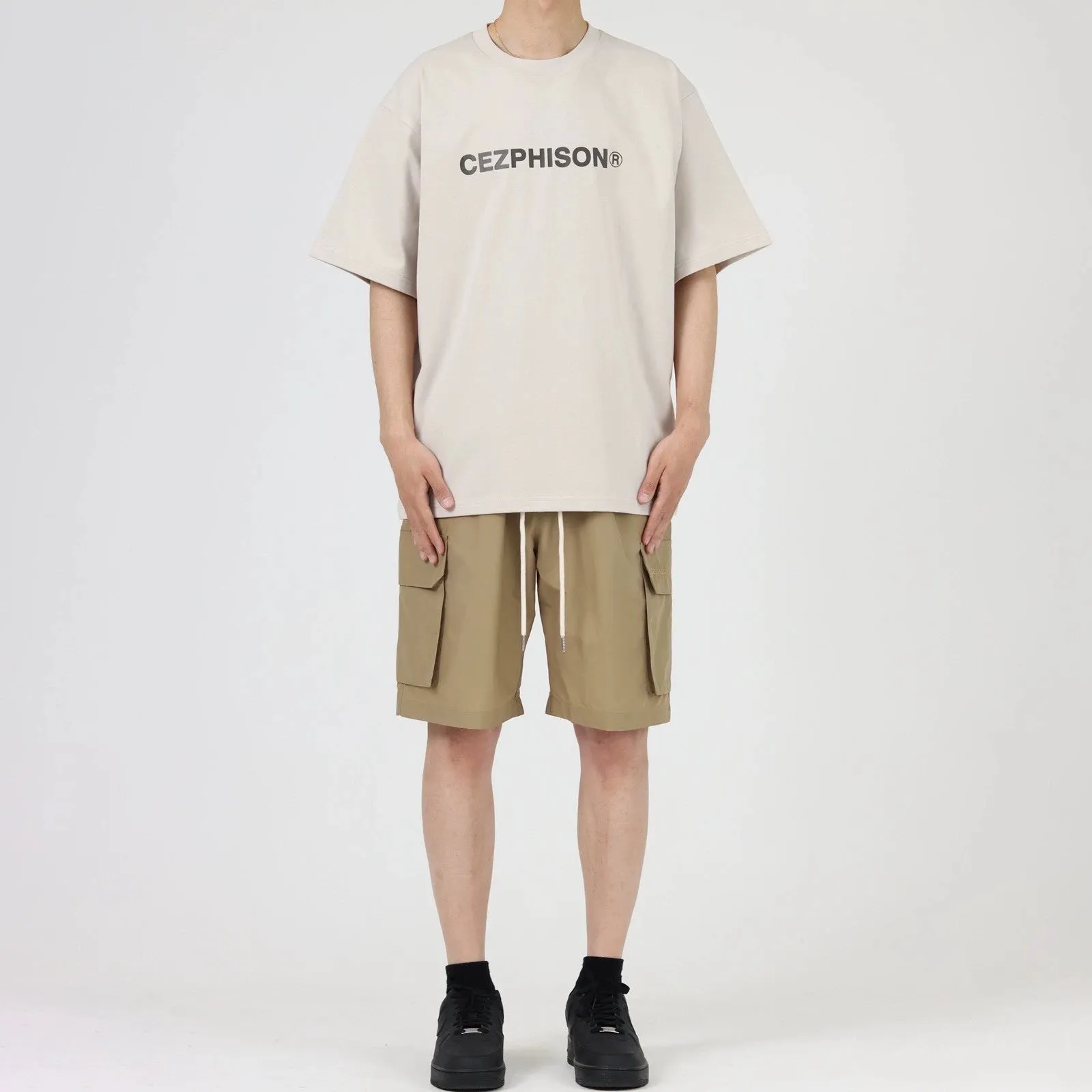 Drawstring Cargo Shorts