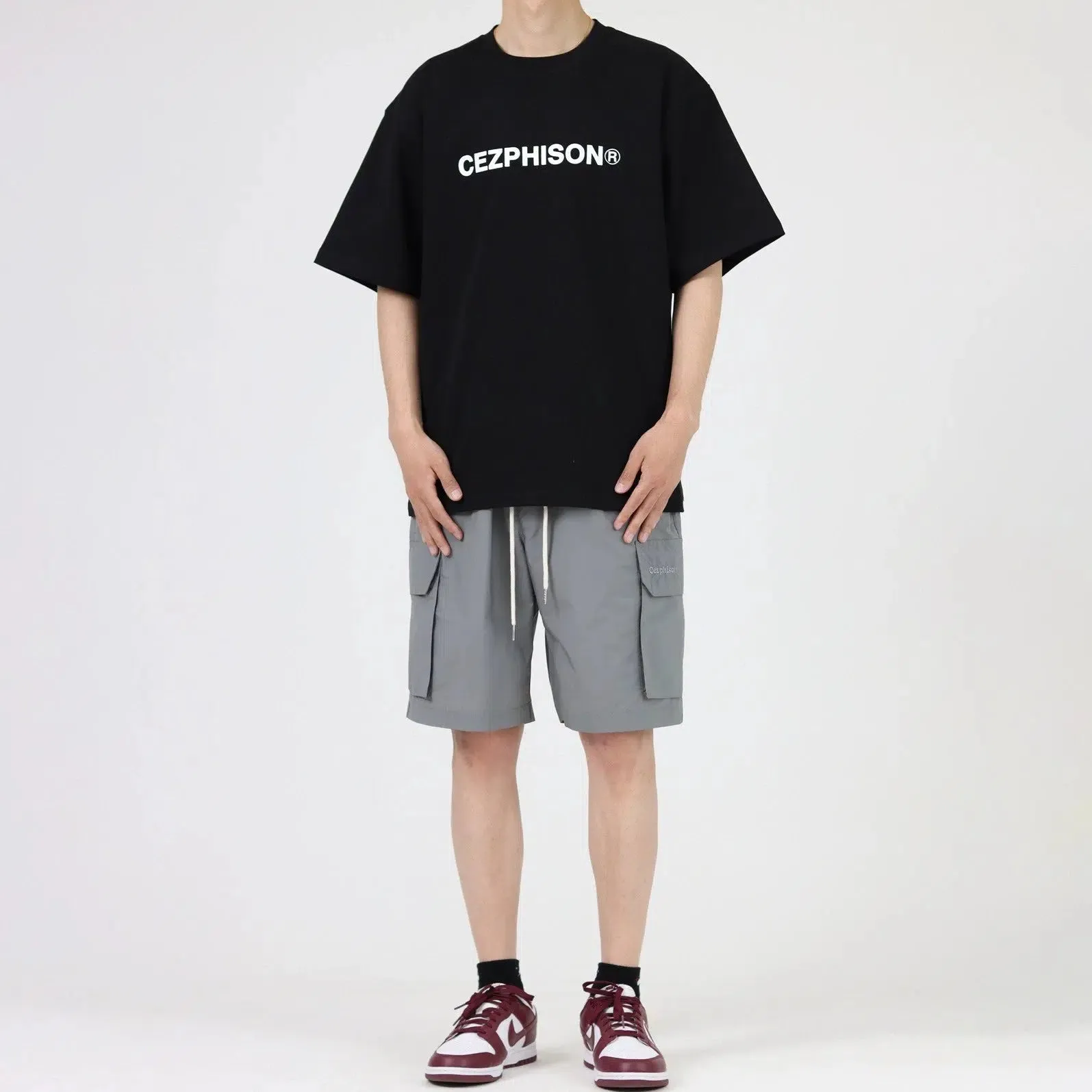 Drawstring Cargo Shorts