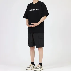 Drawstring Cargo Shorts