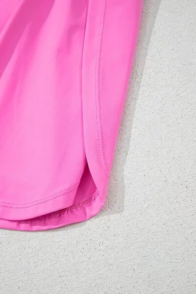 Drawstring Wide Strap Romper