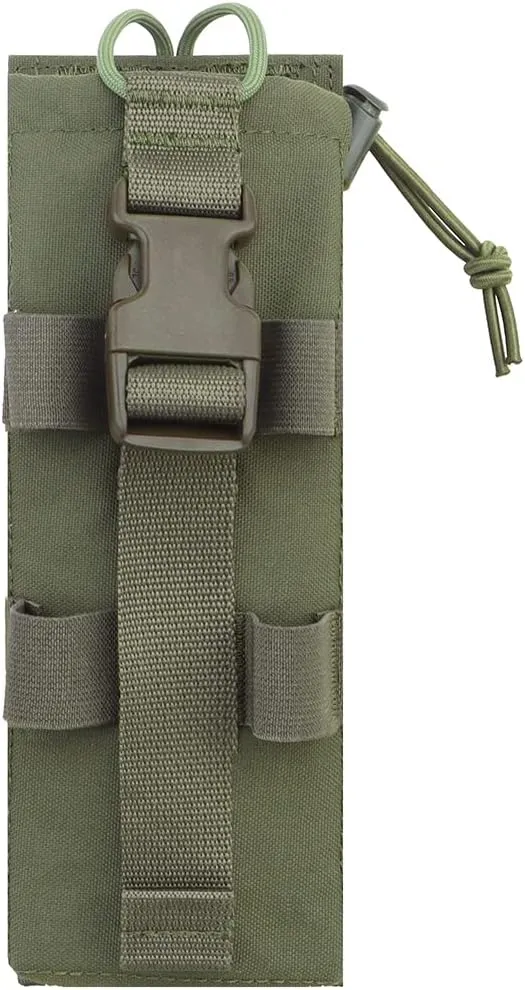 Drop-Down Radio Pouch Molle Tactical Belt Vest Radio Holster 500D Nylon Walkie Talkie Bag for PRC 148 152