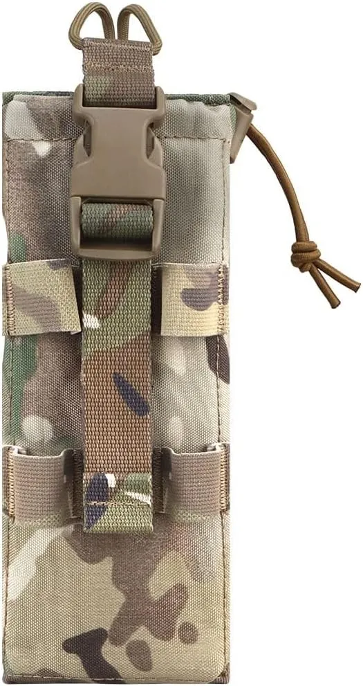 Drop-Down Radio Pouch Molle Tactical Belt Vest Radio Holster 500D Nylon Walkie Talkie Bag for PRC 148 152