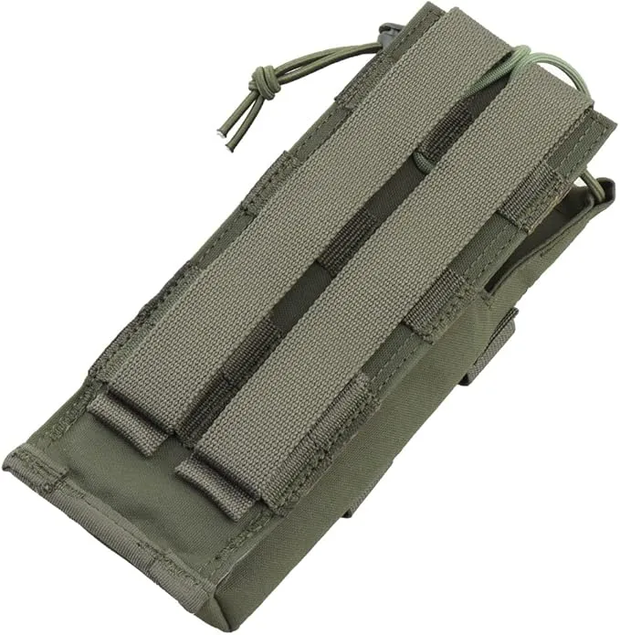 Drop-Down Radio Pouch Molle Tactical Belt Vest Radio Holster 500D Nylon Walkie Talkie Bag for PRC 148 152