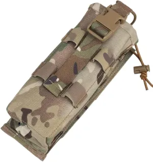 Drop-Down Radio Pouch Molle Tactical Belt Vest Radio Holster 500D Nylon Walkie Talkie Bag for PRC 148 152