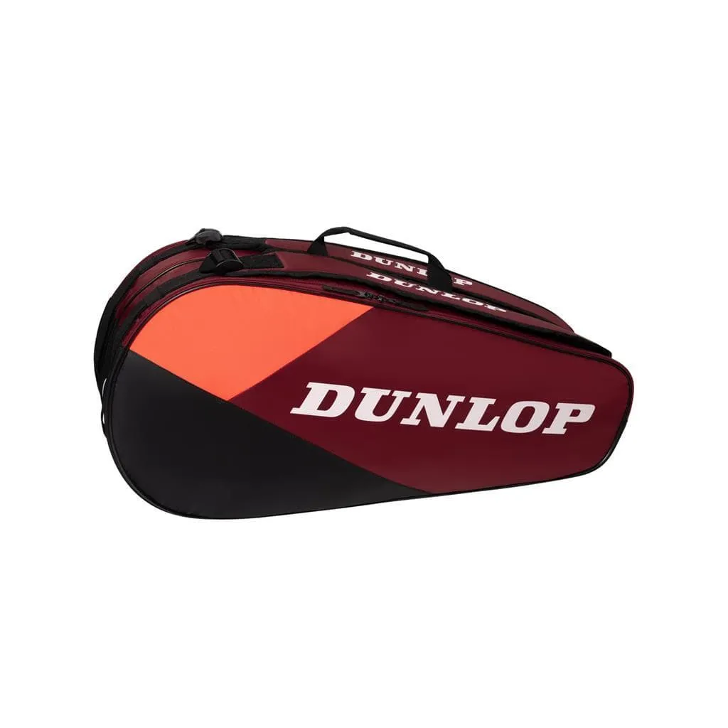 Dunlop CX Club 6 Badminton Racket Bag - Black / Red