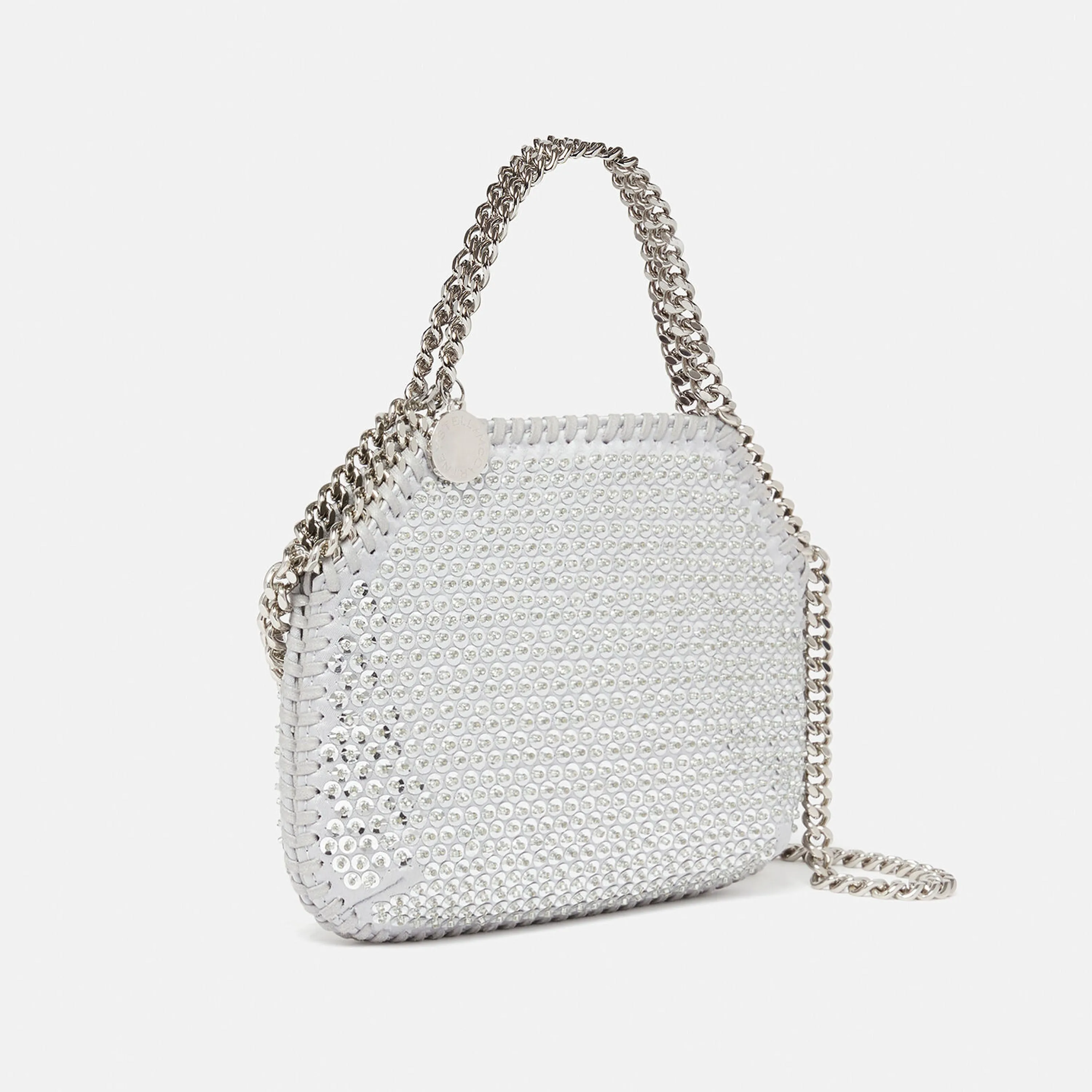Falabella Crystal Mesh Mini Tote Bag