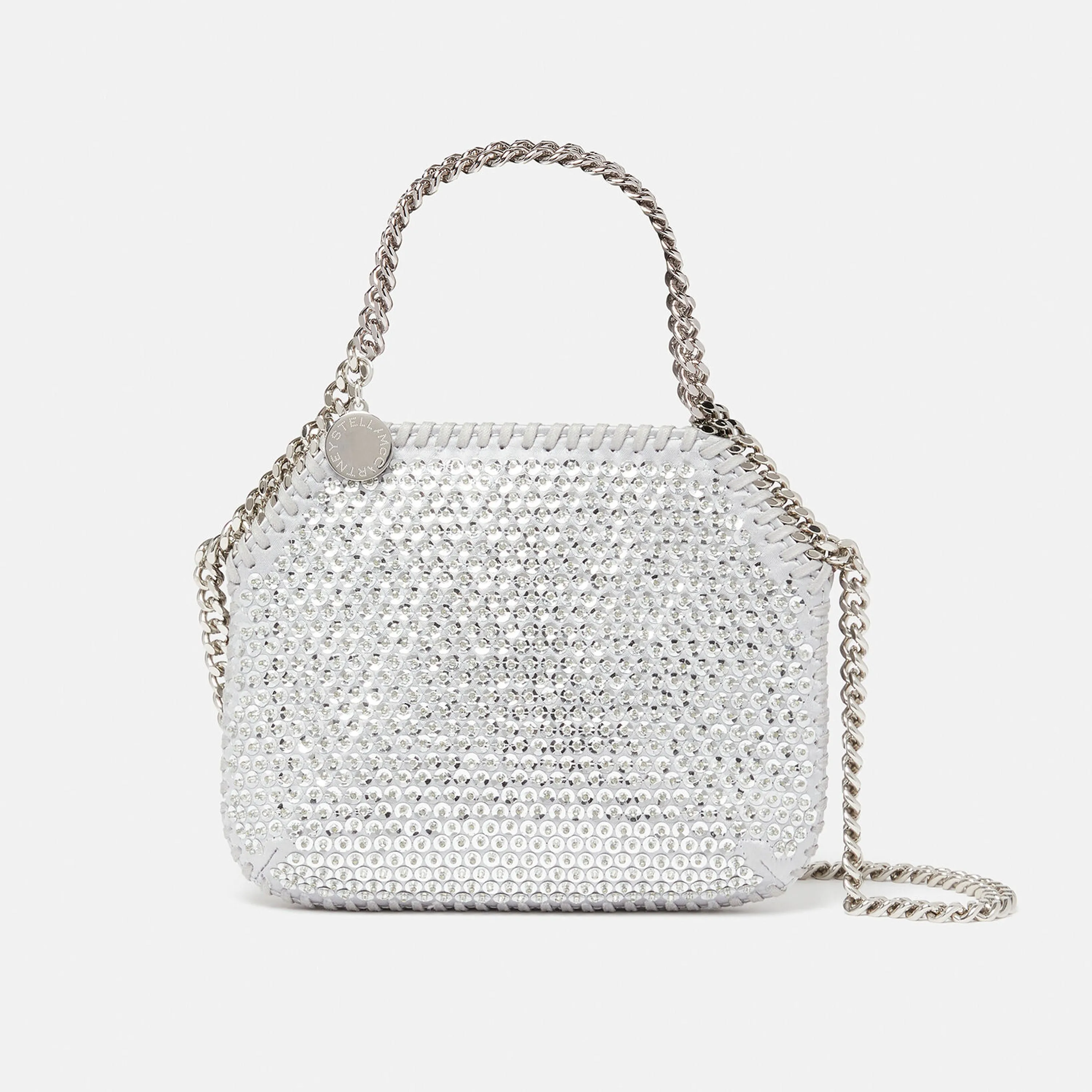 Falabella Crystal Mesh Mini Tote Bag