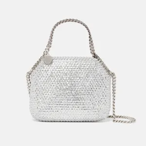Falabella Crystal Mesh Mini Tote Bag