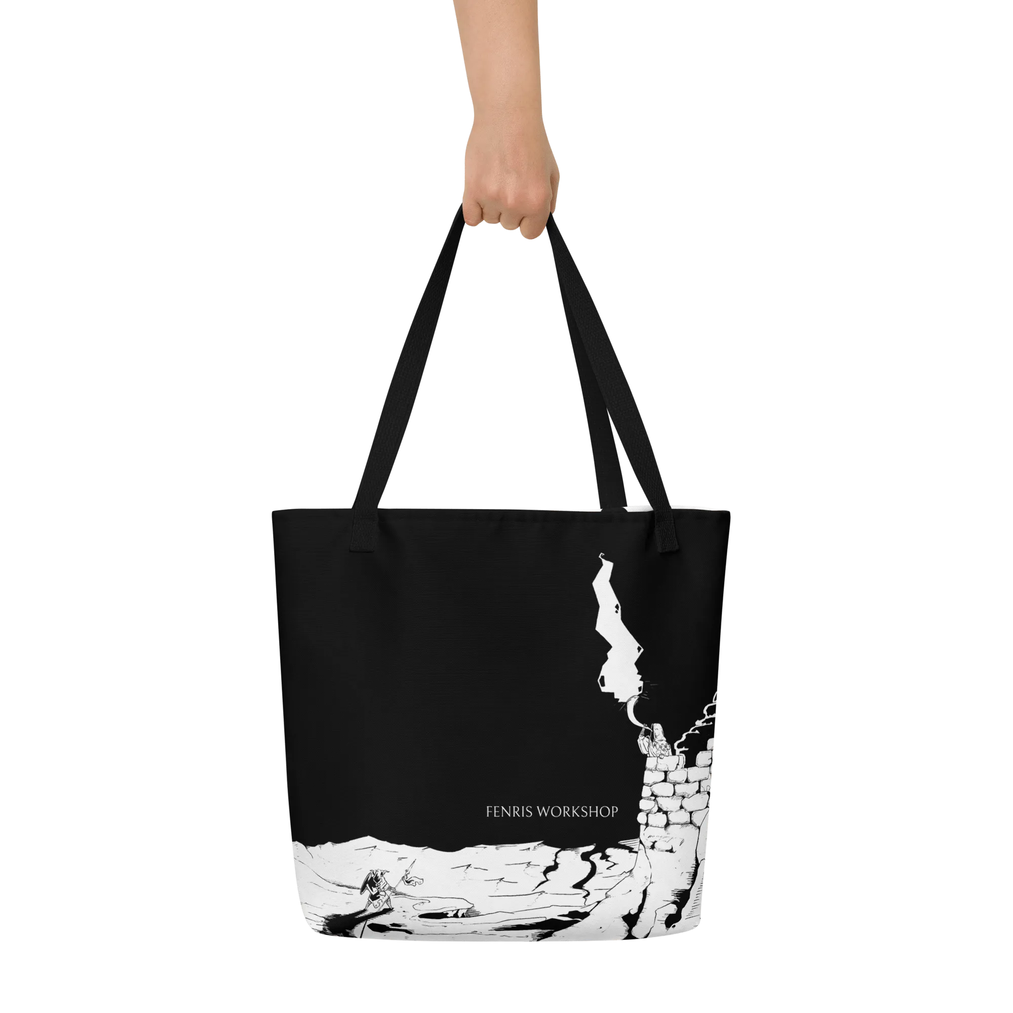 Fenris Workshop Large Tote Bag with Inside Pocket - Blackfrost edition