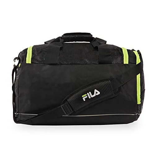Fila Advantage 19" Sport Duffel Bag, Black/Lime