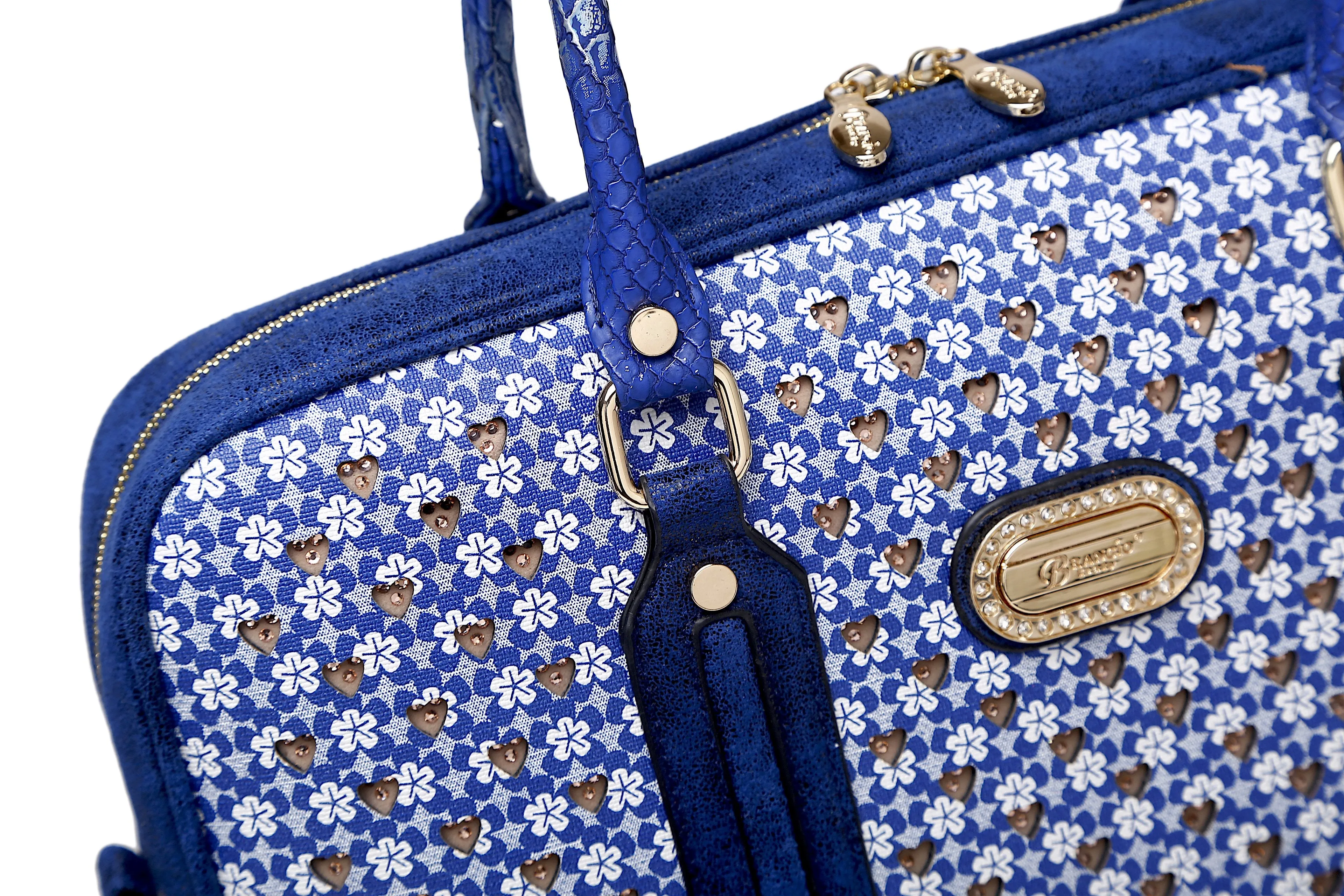 Galaxy Stars Crystal Stud Laptop Office Work Bag [KMO6507]