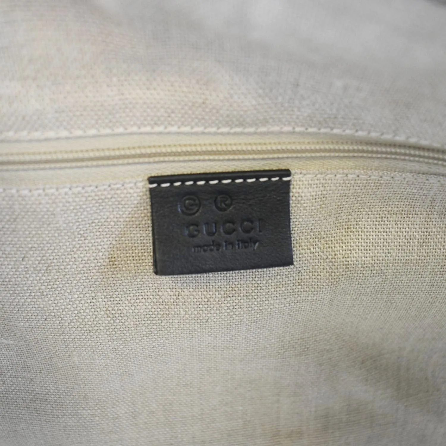GUCCI  GG Microguccissima Boston Travel Bag Black 449646