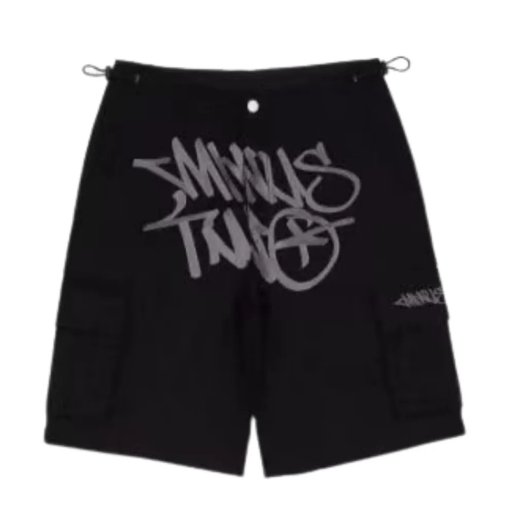 Hip Hop Paint Splash Workwear Shorts