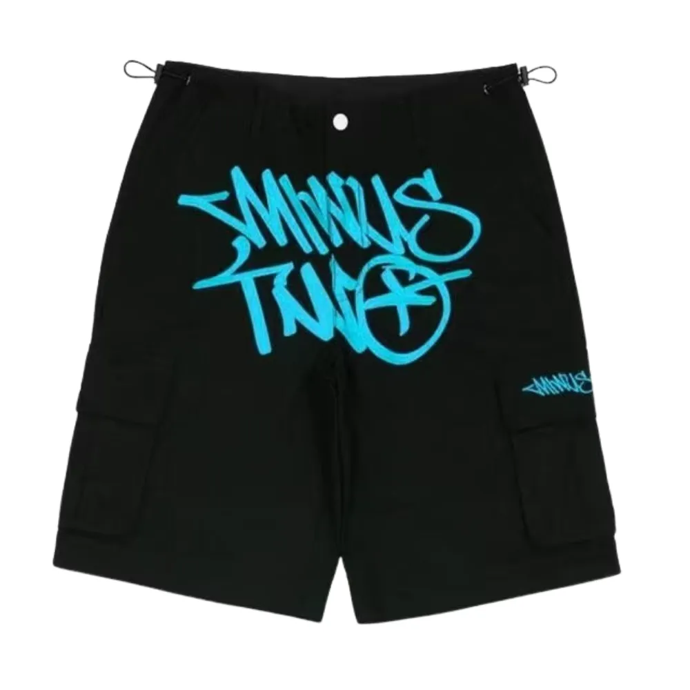 Hip Hop Paint Splash Workwear Shorts