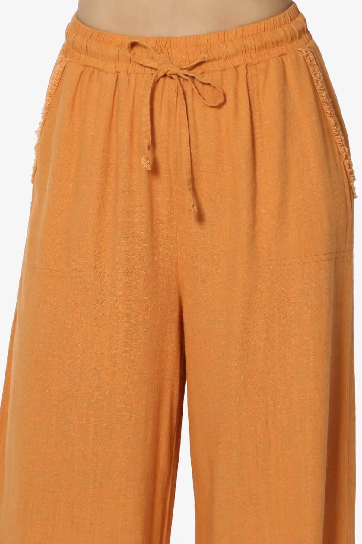 Jessica Drawstring Linen Pants