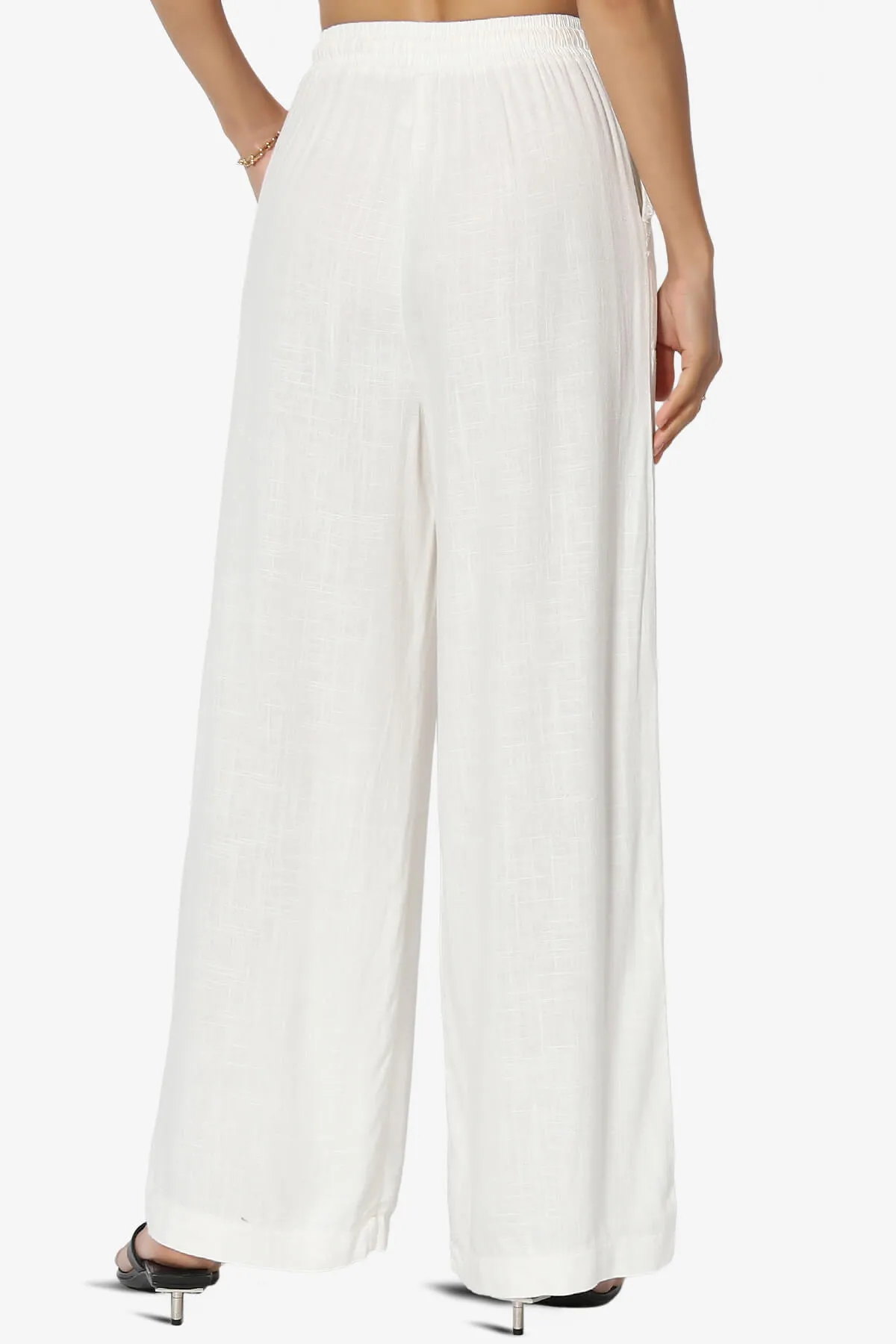 Jessica Drawstring Linen Pants