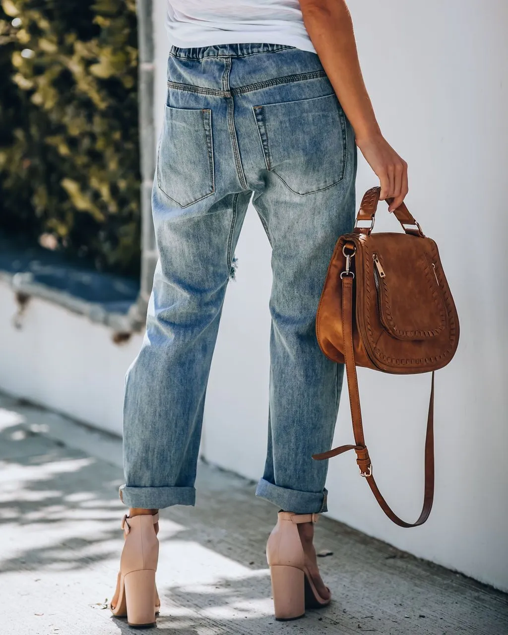 Kaiden Cotton Pocketed Denim Joggers