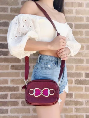 Kate Spade x Naomi Watanabe Small Camera Bag Crossbody Metallic Red Multi